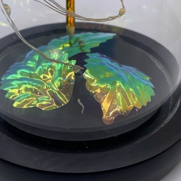 Simulation Rose Lamp with Lampshade Table Night Light Home Decor - Picture 6 of 7